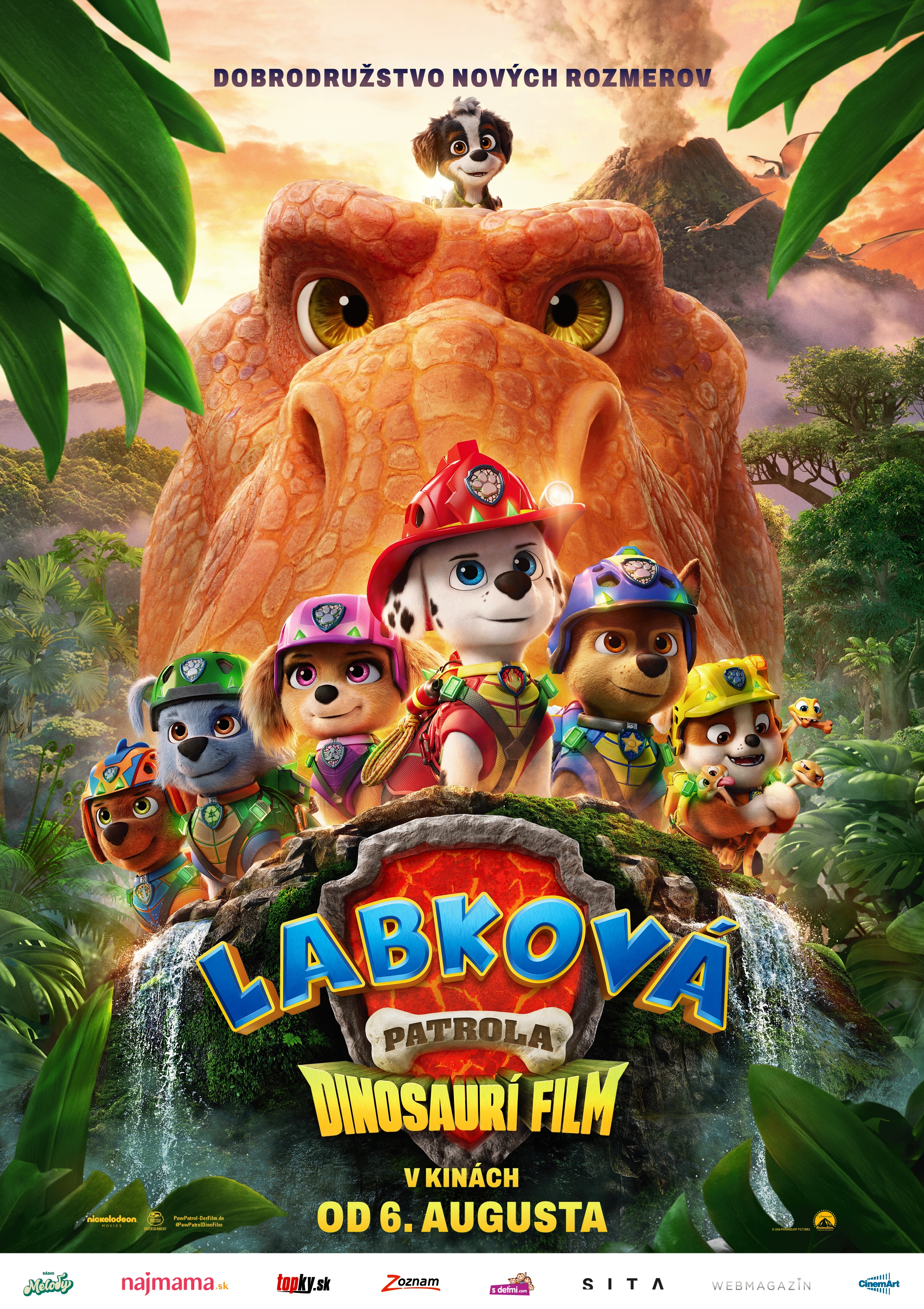 Plagát filmu: Labková patrola: Dinosaurí film (Mancs őrjárat: A dínófilm)