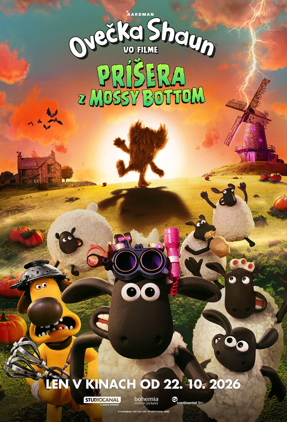Plagát filmu: OVEČKA SHAUN VO FILME PRÍŠERA Z MOSSY BOTTOM
